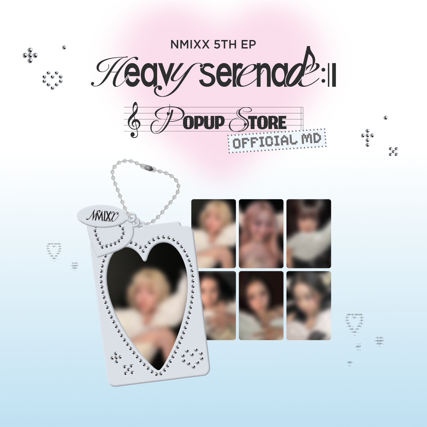 NMIXX [Heavy Serenade] POP-UP OFFICIAL MD - 05 PHOTOCARD HOLDER